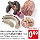 Aktuelle Wurst Angebote bei EDEKA in Heilbronn Aktuelles Hausmacher Spezialitäten: Leberwurst Angebot bei EDEKA in Heilbronn ab 0,99 €