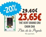 Thé Vert Grand Cru Chun Cha - Thés de la Pagode à 23,65 € dans le catalogue Naturalia