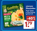 Käsescheiben von Grünländer im aktuellen ALDI SÜD Prospekt für 1,79 €