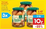 Thüringer Bockwurst für 10,00 € bei Netto Marken-Discount im Angebot Thüringer Bockwurst im aktuellen Netto Marken-Discount Prospekt