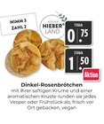 Aktuelles Dinkel-Rosenbrötchen Angebot bei Hieber in Freiburg (Breisgau) ab 1,50 €