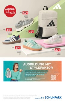 Rucksack im Schuhpark Prospekt "Aktions-Preise" mit 10 Seiten (Paderborn)