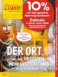 Netto Marken-Discount Prospekt für Neukirchen (Erzgebirge): "10% auf das gesamte Mehrweg-Sortiment", 4 Seiten, 18.11.2024 - 23.11.2024