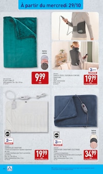 Promotion Literie dans le prospectus Aldi, valable du 28/10/2025 au 03/11/2025 Promo Literie dans le catalogue Aldi du moment à la page 34