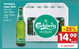 Lager Beer bei Netto Marken-Discount im Bad Lausick Prospekt für 14,99 €
