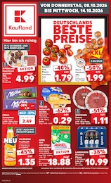 Kaufland Prospekt für Markneukirchen mit 70 Seiten Kaufland Prospekt für Markneukirchen: "Hier bin ich richtig", 70 Seiten, 08.10.2026 - 14.10.2026
