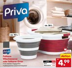 Faltbarer Eimer Angebote von Priva bei Netto Marken-Discount Konstanz für 4,99 €