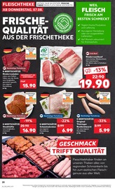 Aktueller Kaufland Prospekt mit Bratwurst, "KNÜLLER", Seite 33
