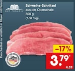 Aktuelle Schweinefleisch Angebote bei Netto Marken-Discount in Ulm Aktuelles Schweine-Schnitzel Angebot bei Netto Marken-Discount in Ulm ab 3,79 €