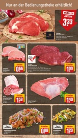 Schweinefleisch im REWE Prospekt in Rostock Aktueller REWE Prospekt mit Schweinefleisch, "Dein Markt", Seite 10