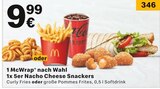 1 McWrap nach Wahl 1x 5er Nacho Cheese Snackers bei McDonalds im Übach-Palenberg Prospekt für 9,99 €