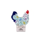 Véritable œuf coquille au chocolat praliné avec éclats de noisettes dans étui forme poule Le Petit - LE PETIT DUC dans le catalogue Botanic