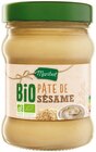 Pâte de sésame Bio - Maribee en promo à 3,39 € chez Lidl Pâte de sésame Bio - Maribee dans le catalogue Lidl