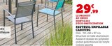 Fauteuil empilable cabourg dans le catalogue Super U