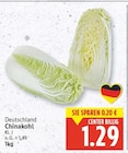 Chinakohl für 1,29 € bei E center im Angebot Chinakohl im aktuellen E center Prospekt