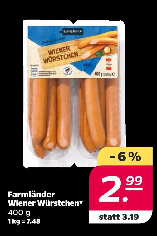 Farmländer Wiener Würstchen