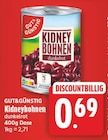 Kidneybohnen von Gut & Günstig für 0,69 € bei EDEKA im Angebot Kidneybohnen von Gut & Günstig im aktuellen EDEKA Prospekt