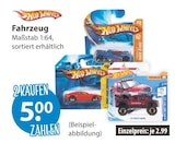 Fahrzeug von Hot Wheels im aktuellen V-Markt Prospekt für 2,99 €