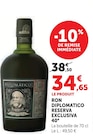 Ron Reserva Exclusiva 40° - Diplomatico en promo chez Super U Orléans à 34,65 €