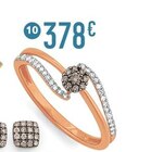 Bague diamants blancs et diamants bruns en promo à 378,00 € chez E.Leclerc Bague diamants blancs et diamants bruns dans le catalogue E.Leclerc