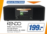 DAB+ Internetradio mit CD-Player IR DAB Radio+ XL 25EX im Angebot bei expert in Amberg DAB+ Internetradio mit CD-Player IR DAB Radio+ XL 25EX Angebote von Kendo bei expert Amberg für 199,00 €