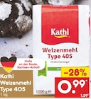 Weizenmehl Type 405 im Angebot bei Netto Marken-Discount in Chemnitz Weizenmehl Type 405 Angebote von Kathi bei Netto Marken-Discount Chemnitz für 0,99 €