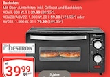 Backofen AOV9 Angebote von Bestron bei GLOBUS Halle für 39,99 €