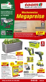 toom Baumarkt Baumärkte Prospekt der aktuellen Woche mit 16 Seiten, gültig von 09.08.2025 bis 15.08.2025, in Gomaringen und Umgebung Aktueller toom Baumarkt Baumärkte Prospekt in Gomaringen und Umgebung, "Respekt, wer's selber macht." mit 16 Seiten, 09.08.2025 - 15.08.2025