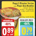 5 Minuten Terrine oder Magic Asia Noodles Angebote von Maggi bei EDEKA Recklinghausen für 0,79 €