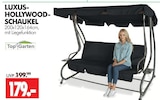 Luxus-Hollywood-Schaukel Angebote von Top Garten bei Wreesmann Zwickau für 179,00 €