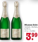 Sekt im Angebot bei E center in Ludwigshafen Sekt Angebote von Mumm bei E center Ludwigshafen für 3,99 €