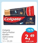 Harry Potter Kinder-Zahncreme von Colgate für 2,49 € bei budni im Angebot Harry Potter Kinder-Zahncreme von Colgate im aktuellen budni Prospekt