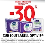 -30% de remise immédiate sur le 2ème sur tout LABELL OPTIVIE - LABELL OPTIVIE en promo chez Intermarché Express Boulogne-Billancourt