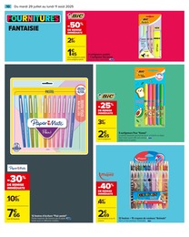 Prix et réduction Surligneur dans le prospectus Carrefour en cours Offre Surligneur dans le catalogue Carrefour du moment à la page 12