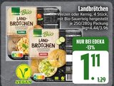 Landbrötchen Weizen von Edeka Bio im aktuellen EDEKA Prospekt für 1,11 €