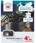 Moules de Corde - U en promo chez U Express Bordeaux à 4,50 €