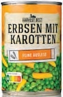 Erbsen mit Karotten von Harvest Best für 3,00 € bei Netto mit dem Scottie im Angebot Erbsen mit Karotten von Harvest Best im aktuellen Netto mit dem Scottie Prospekt