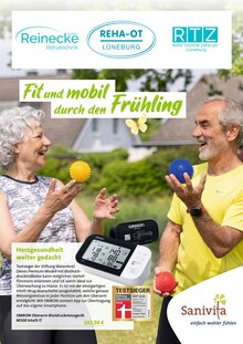Reha-OT Lüneburg Melchior und Fittkau GmbH Prospekt Fit und mobil durch den Frühling mit  Seiten