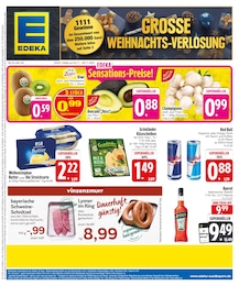 EDEKA Prospekt "GROSSE WEIHNACHTS-VERLOSUNG" für Schliersee, 28 Seiten, 04.11.2024 - 09.11.2024