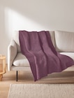 Plaid douillet en chenille - LIVARNO HOMA en promo chez Lidl Roubaix à 11,99 €
