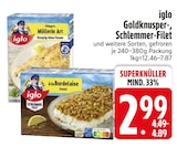 Goldknusper-Filet von iglo im aktuellen EDEKA Prospekt für 2,99 €