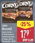 Nussvoll Dreierlei Nuss & Karamell von Corny im aktuellen ALDI Nord Prospekt