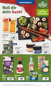 Nori-Algen Angebot im aktuellen Lidl Prospekt auf Seite 37