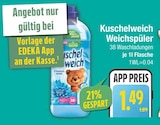 EDEKA - Weichspüler Angebot im Prospekt Weichspüler bei EDEKA im Prospekt "" für 1,49 €