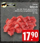 Zartes Gulasch im Angebot bei E center in Dorsten Zartes Gulasch Angebote von Deutsches Jungbullenfleisch bei E center Dorsten für 17,90 €