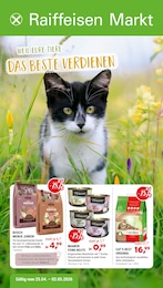 Aktueller Raiffeisen Markt Neunkirchen Prospekt, "WEIL EURE TIERE DAS BESTE VERDIENEN", mit Angeboten der Woche, gültig von 25.04.2026 bis 25.04.2026