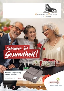 GZL Gesundheitszentrum am Löwen GmbH Prospekt der Woche "Schenken Sie Gesundheit!" Seite 1, 13.11.2023 bis 31.01.2024 für Eutin Aktueller GZL Gesundheitszentrum am Löwen GmbH Prospekt "Schenken Sie Gesundheit!" Seite 1 von 6 Seiten für Eutin