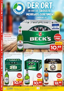 Becks im Netto Marken-Discount Prospekt "DER ORT, AN DEM DU IMMER AUSGEZEICHNETE PREISE FINDEST." mit 6 Seiten (Bielefeld)