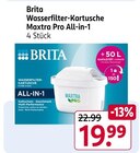 Wasserfilter-Kartusche Maxtra Pro All-in-1 Angebote von Brita bei Rossmann Rheda-Wiedenbrück für 19,99 €