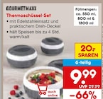 Thermoschüssel-Set im Angebot bei Netto Marken-Discount in Herten Thermoschüssel-Set Angebote von HOME CREATION bei Netto Marken-Discount Herten für 9,99 €